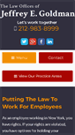 Mobile Screenshot of jgoldmanlaw.com