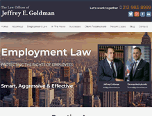 Tablet Screenshot of jgoldmanlaw.com